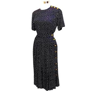 Navy Dress 2 pc Matching Top & Skirt Nautical Theme